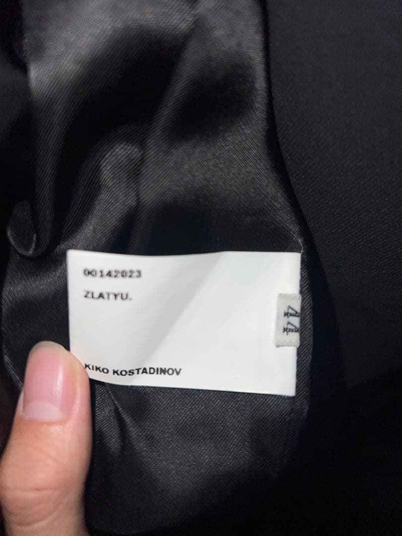 Kiko Kostadinov MCNAMARA ジャケット　23ss 44