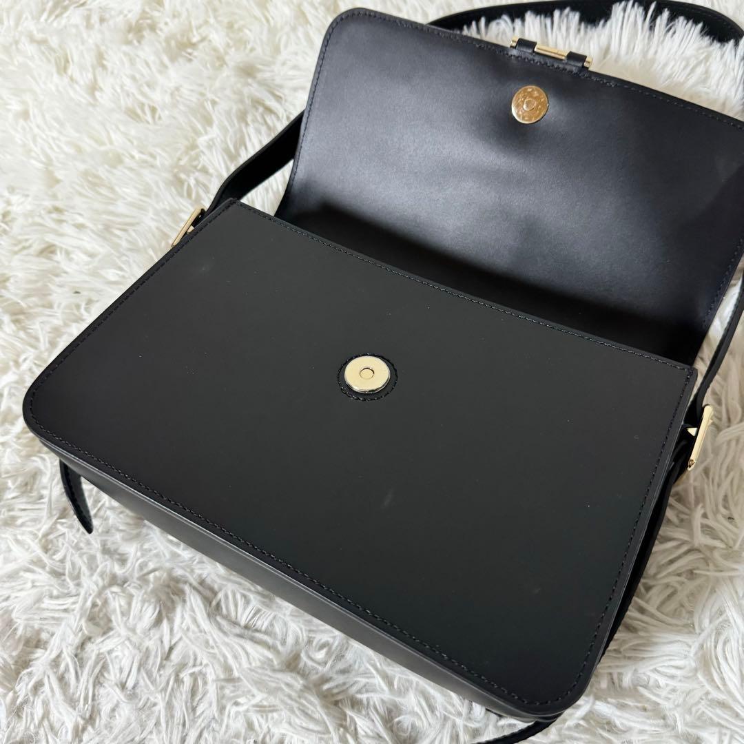 未使用級✨Longchamp ロンシャン ボックストロット　ブラック　レザー