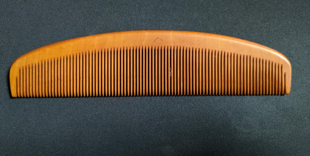 武蔵屋　富田正作親方作　つげ櫛