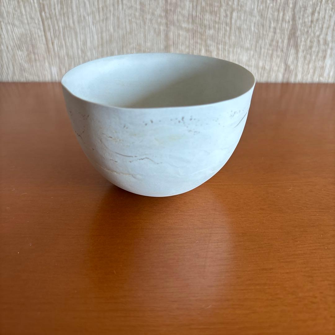 内田鋼一氏作 白ボウル（小）