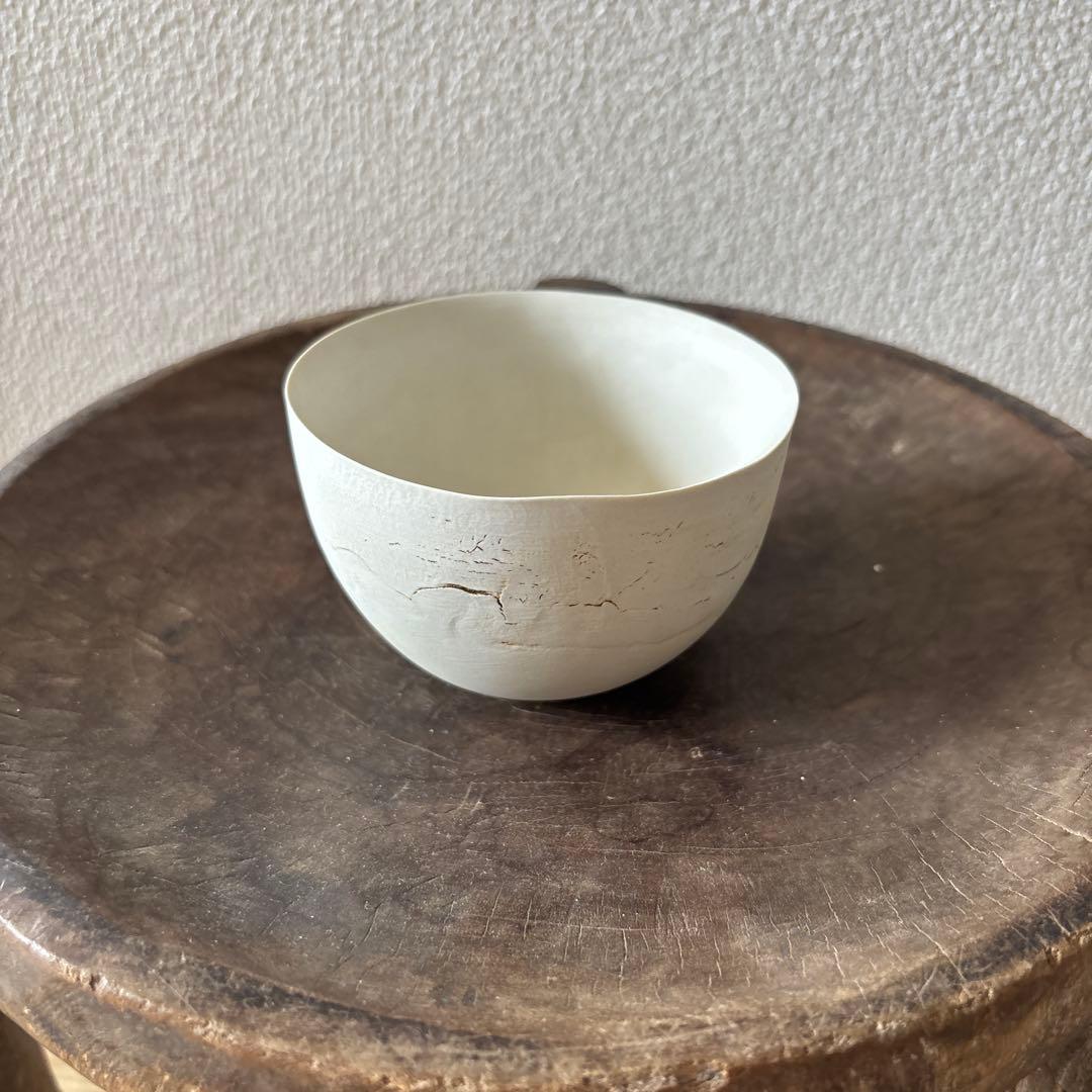 内田鋼一氏作 白ボウル（小）