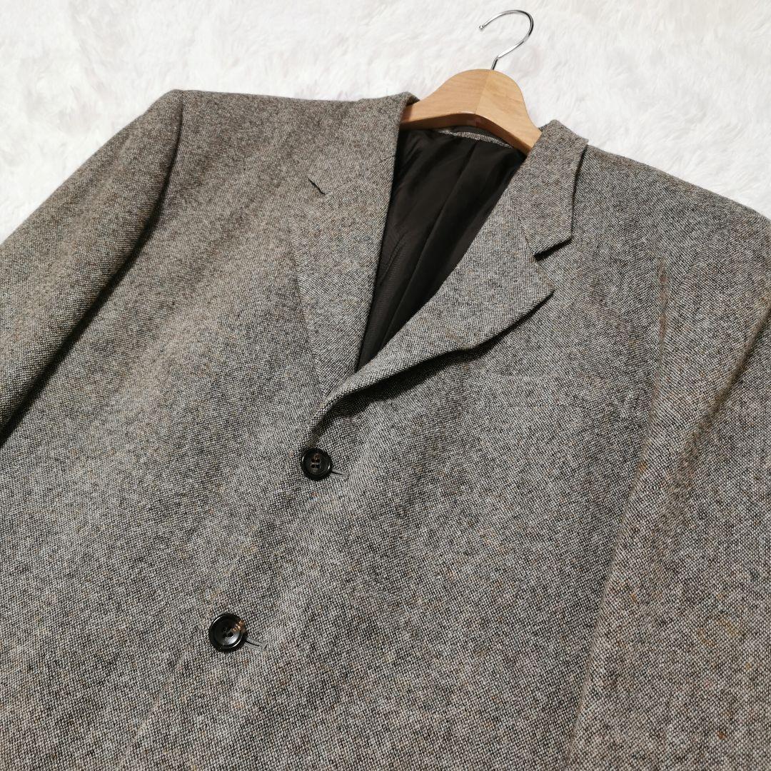 美品 コムデギャルソンオム ツイード テーラードジャケット 田中オム Lサイズ