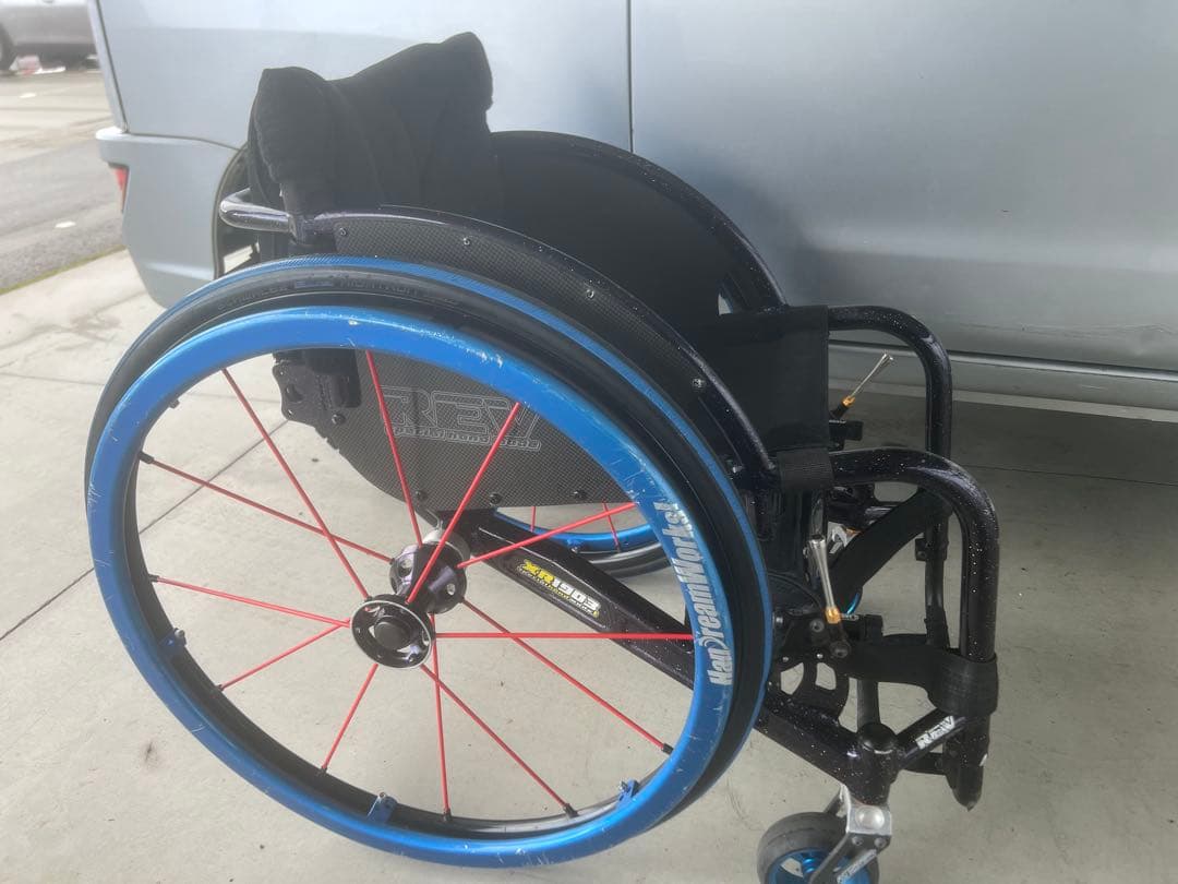 OX REV リジット車椅子 座幅34cm スピナジー24インチ