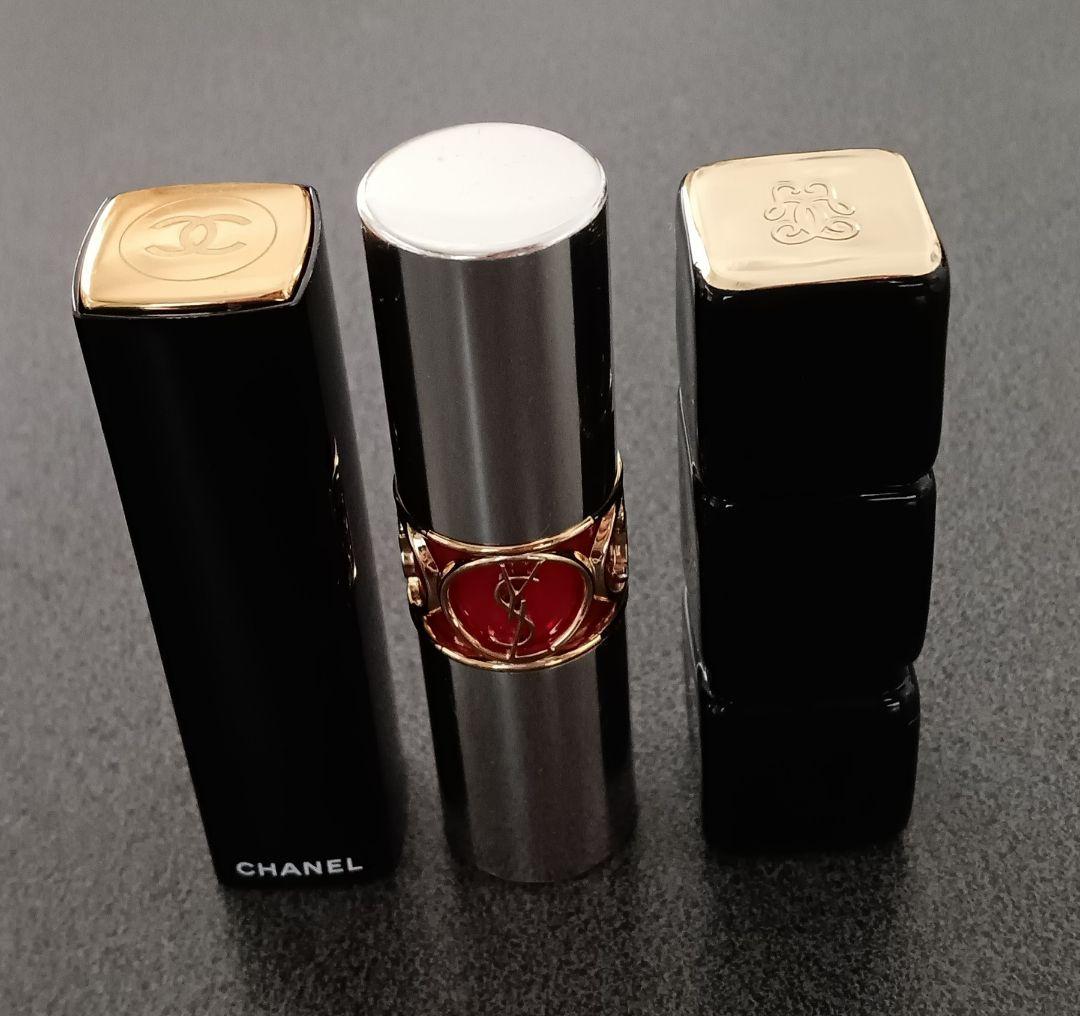 CHANEL YSL Kisskiss　リップ 3点セット 口紅　まとめ売り