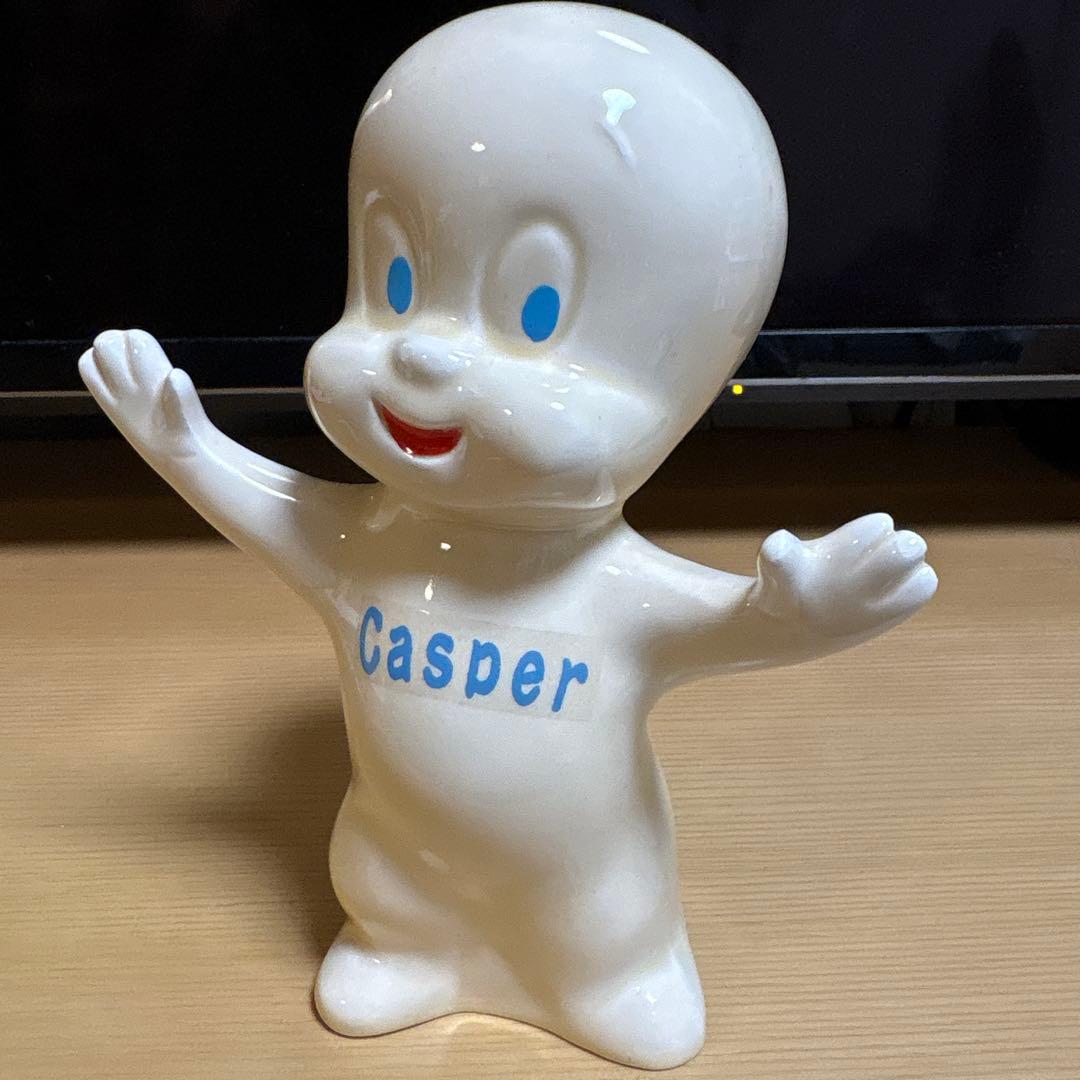 キャスパー　陶器製　貯金箱　レトロ　ヴィンテージ