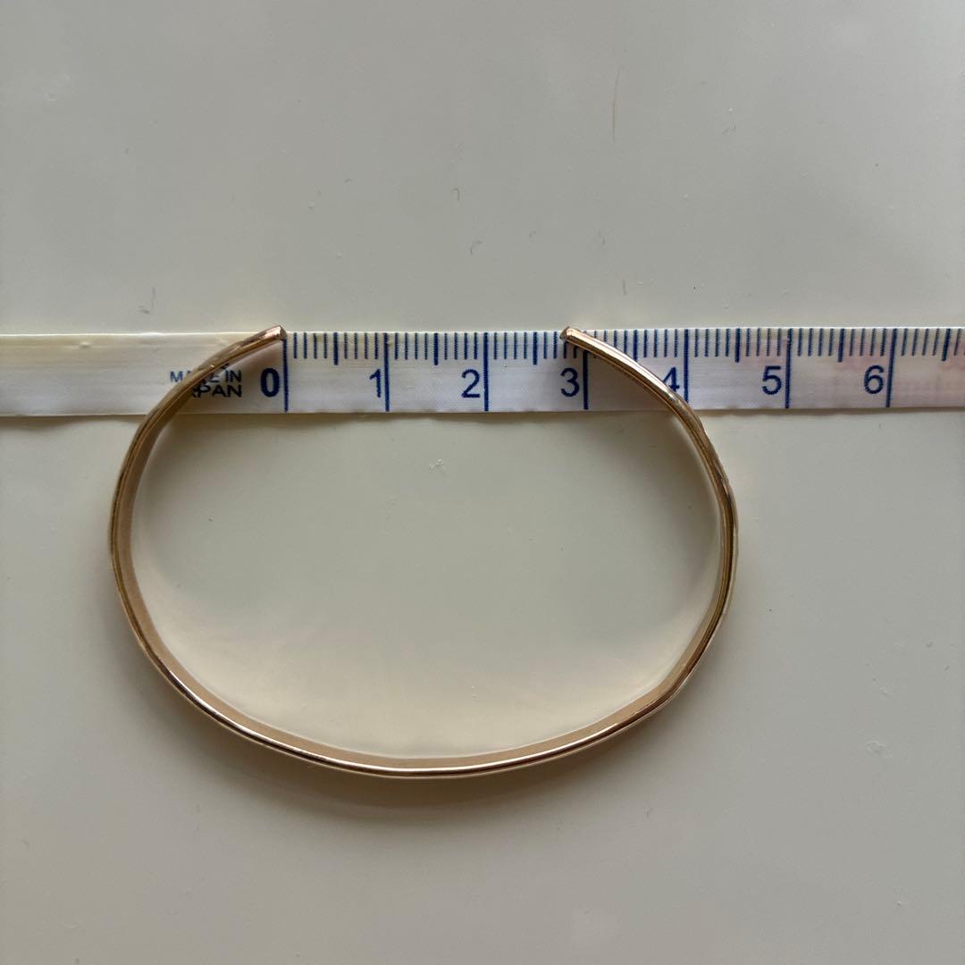 ① インディアンジュエリー バングル ゴールド NAVAJO ナバホ族 ホピ族