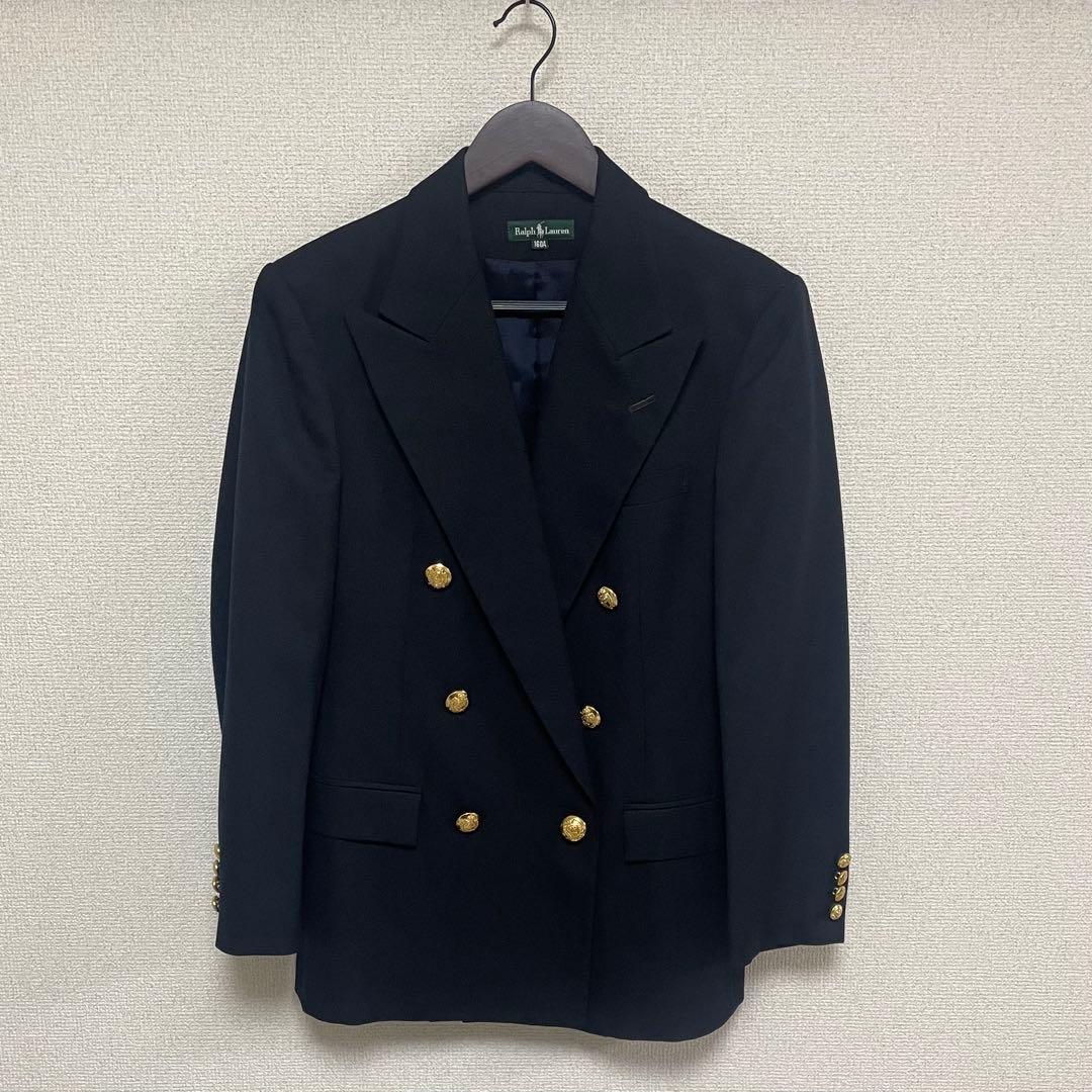 Ralph Lauren ブレザー ネイビー ウール100%