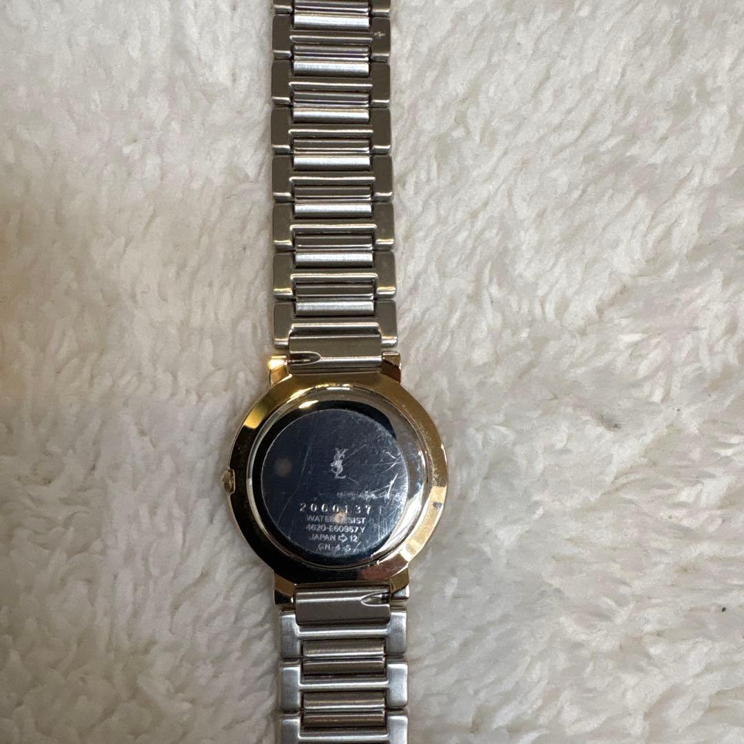 YSL イヴサンローラン時計　箱とコマ付き