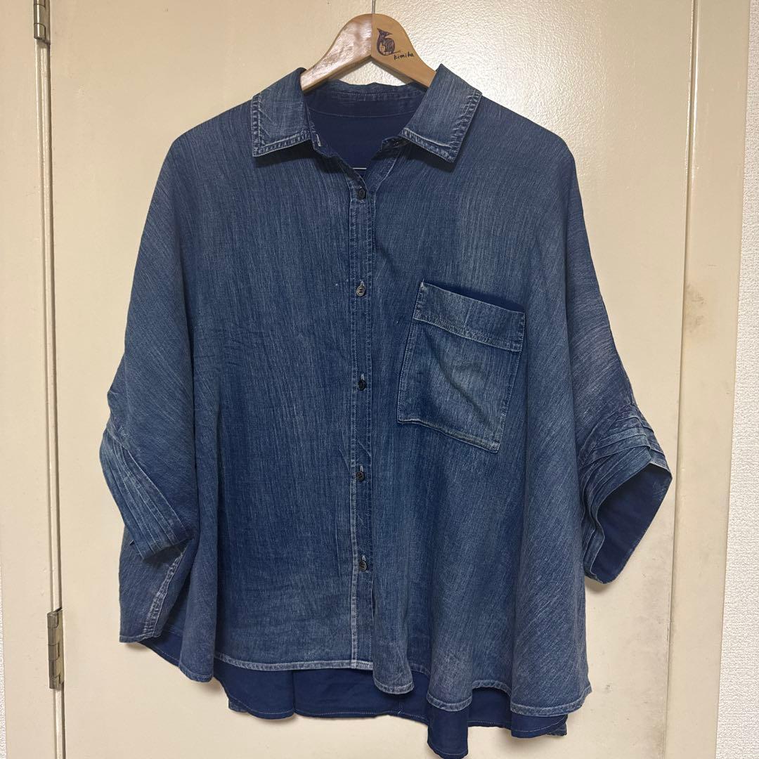 Greedy Brilliant デニムオーバーサイズシャツ