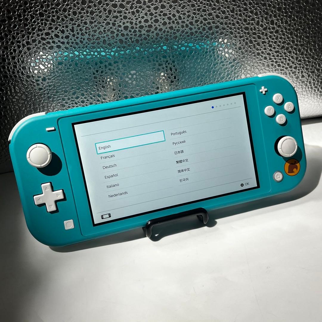 【完品・良品】Switch Lite スイッチライトどうぶつの森 本体 動作良好