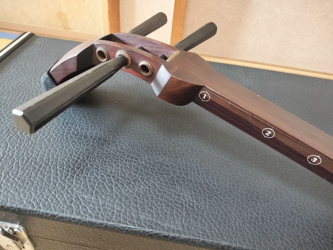 高級 和楽器 三味線 ハードケース付き