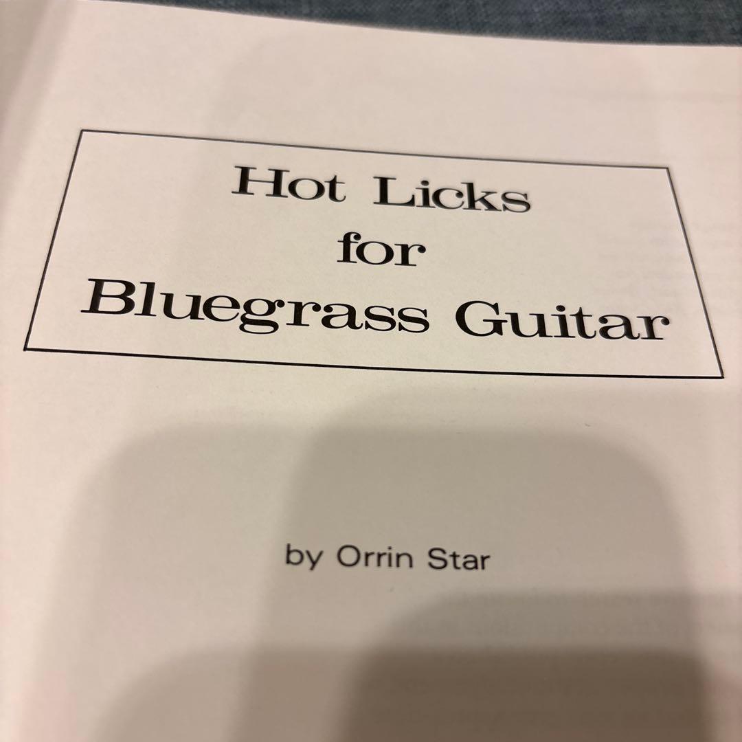 アート・デザイン・音楽 Hot Licks for Bluegrass Guitar
