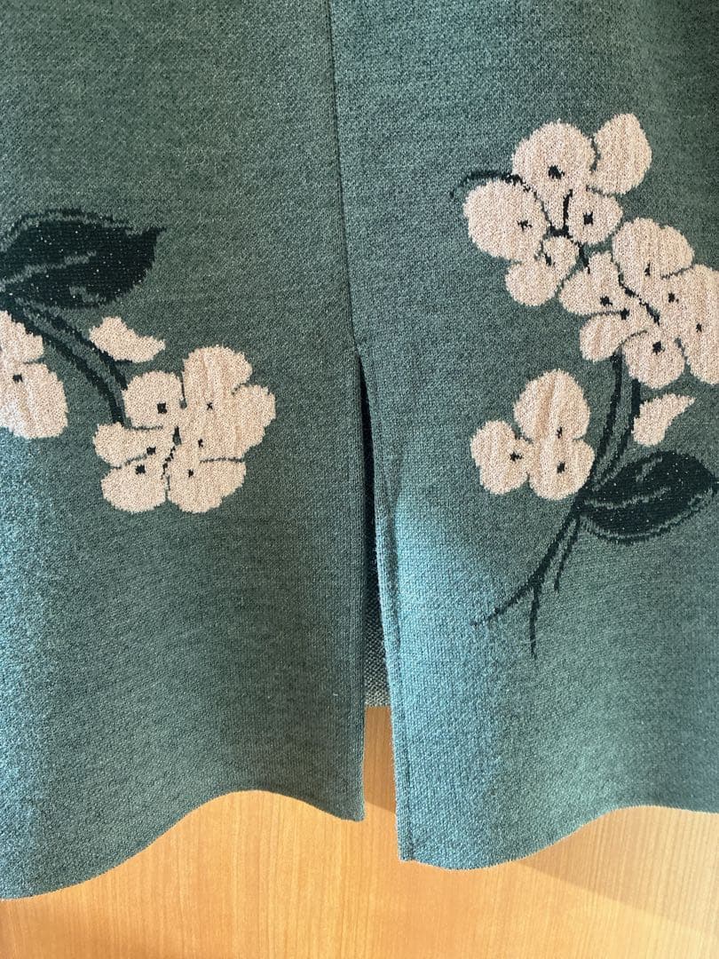 【新品未使用】SEVENTEN フクレジャガードニットワンピース