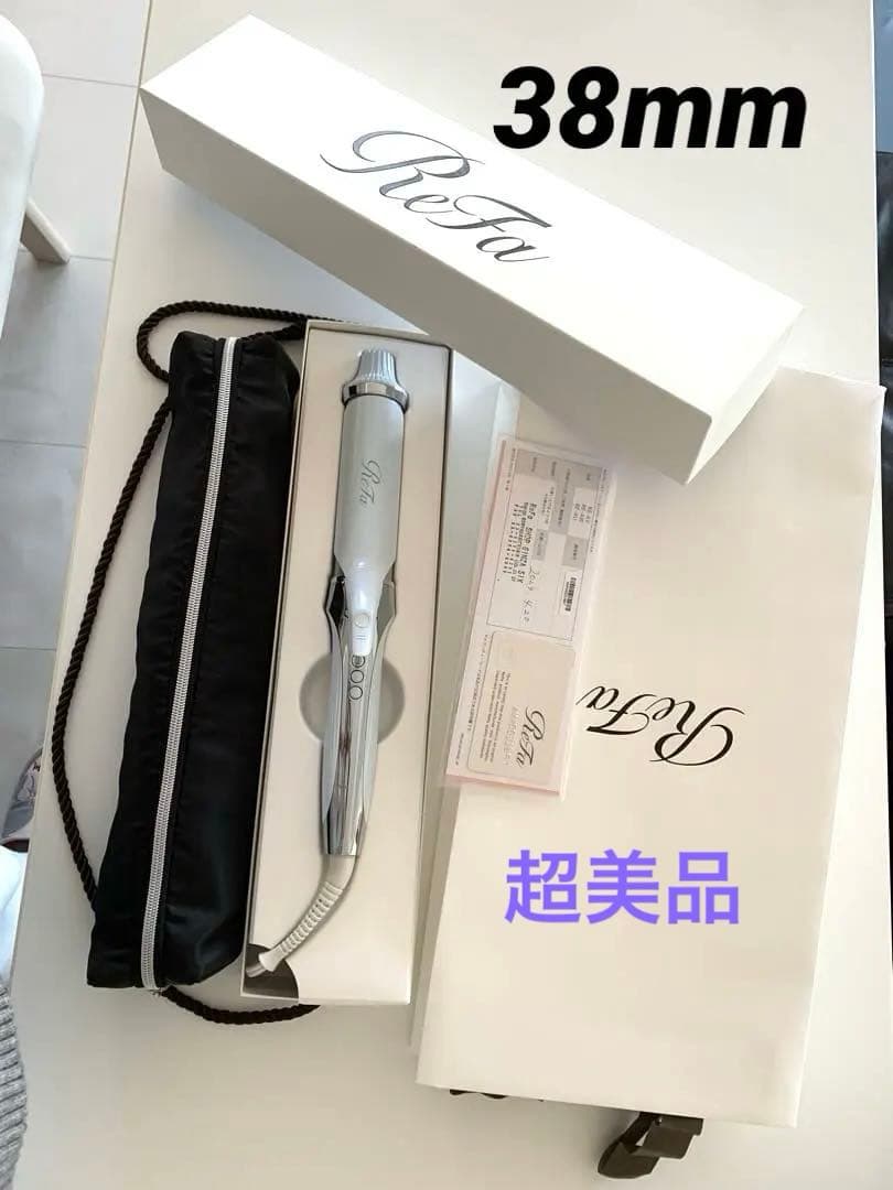 リファ ReFa カールヘアアイロン ホワイト 38mm RE-AV-02A