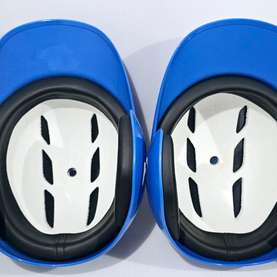 ZETT ISA3 バッター用ヘルメット BHL570 Oサイズ 青 4個セット