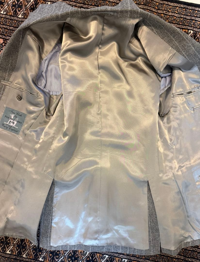 【着用3回・元値15万以上】Fox Brothers フランネル オーダースーツ