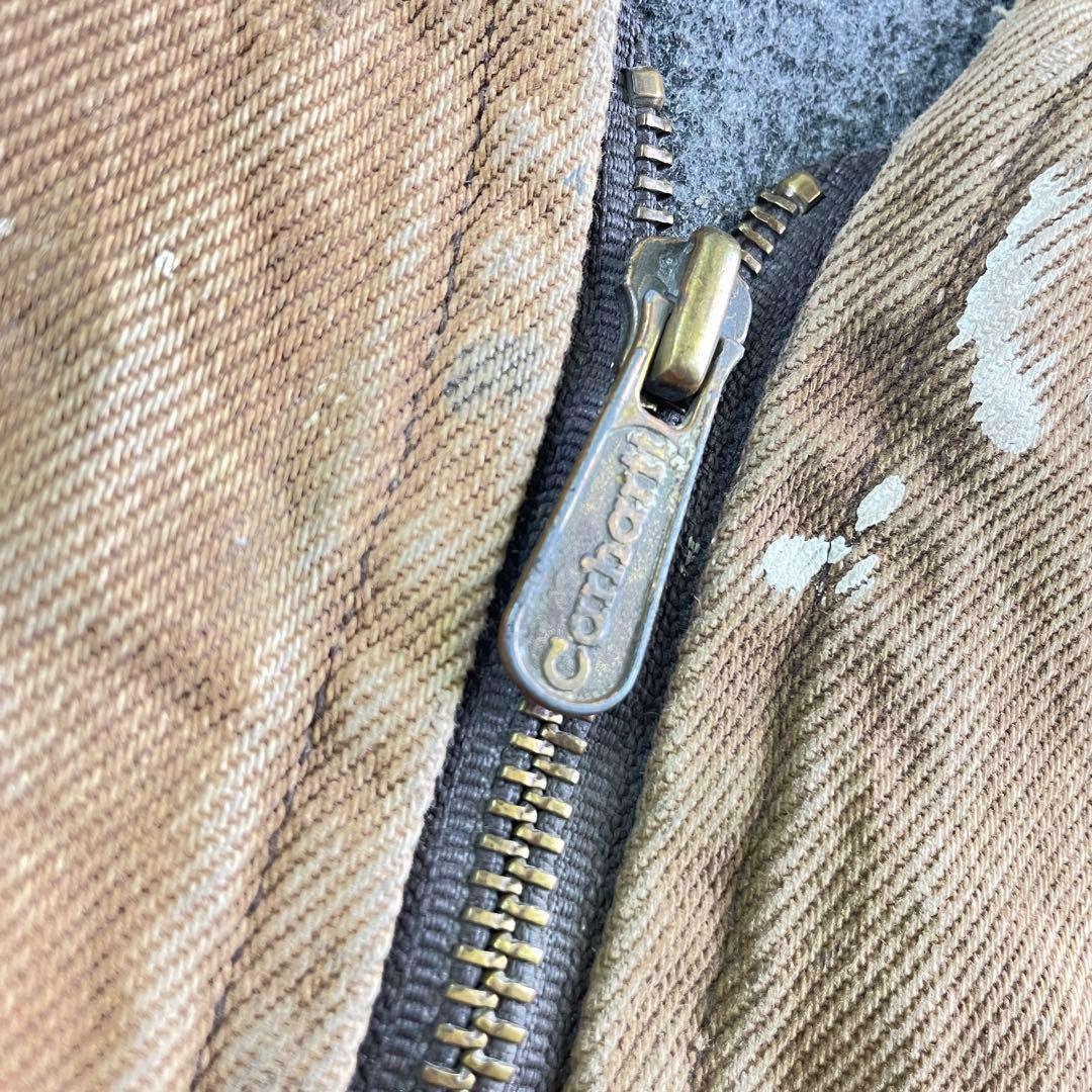 USA製✨00s carhartt【L】ダックベスト/ヴィンテージ フェード