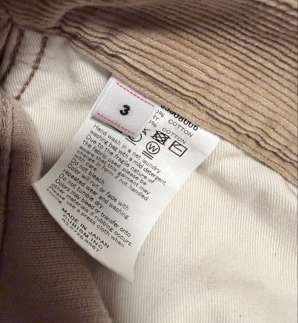 visvim 22FW FLUXUS 03 CORDS コーデュロイ