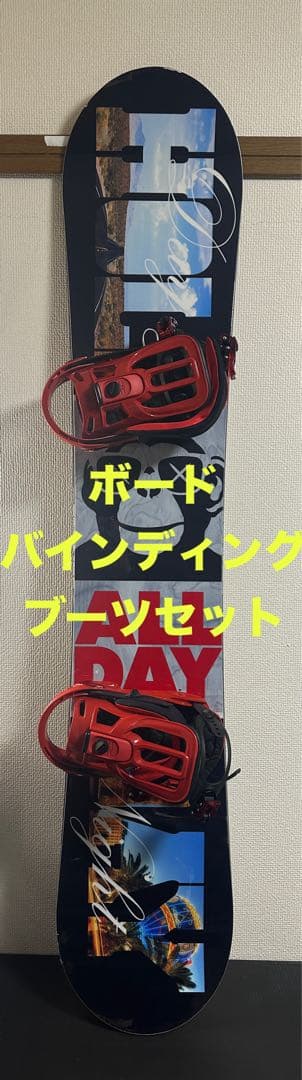 HOLIDAY スノーボード SALOMONバインディングセット