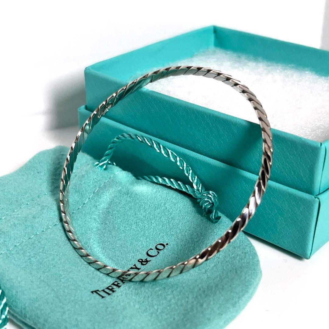 【ユーズド品】TIFFANY　Knife Edge Bangle　＊592