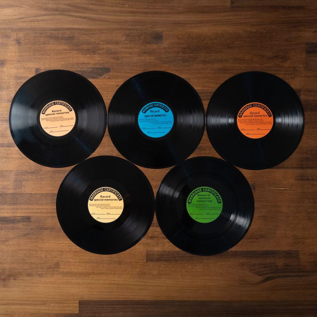 【りい断捨離中様】レコード結婚証明書