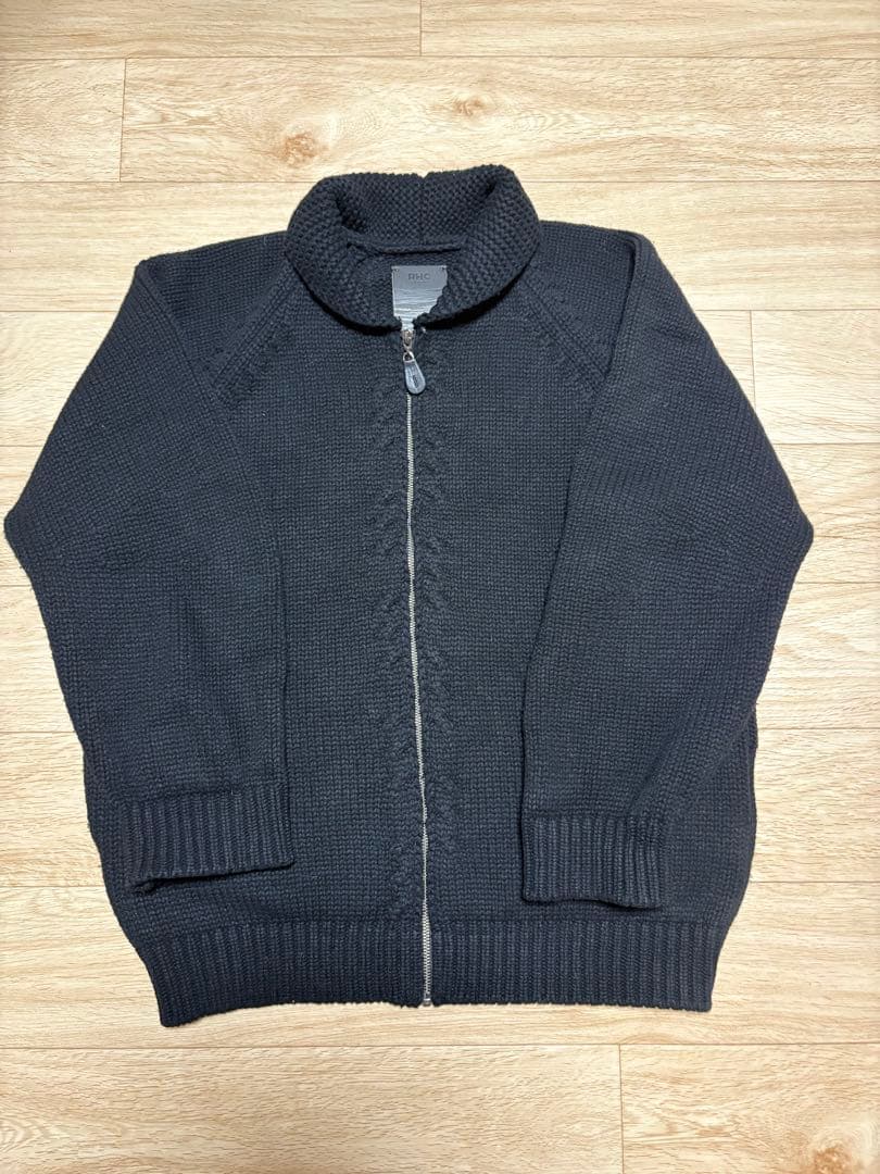 RHC ウールカシミア カウチンニット カーディガン定価58300円