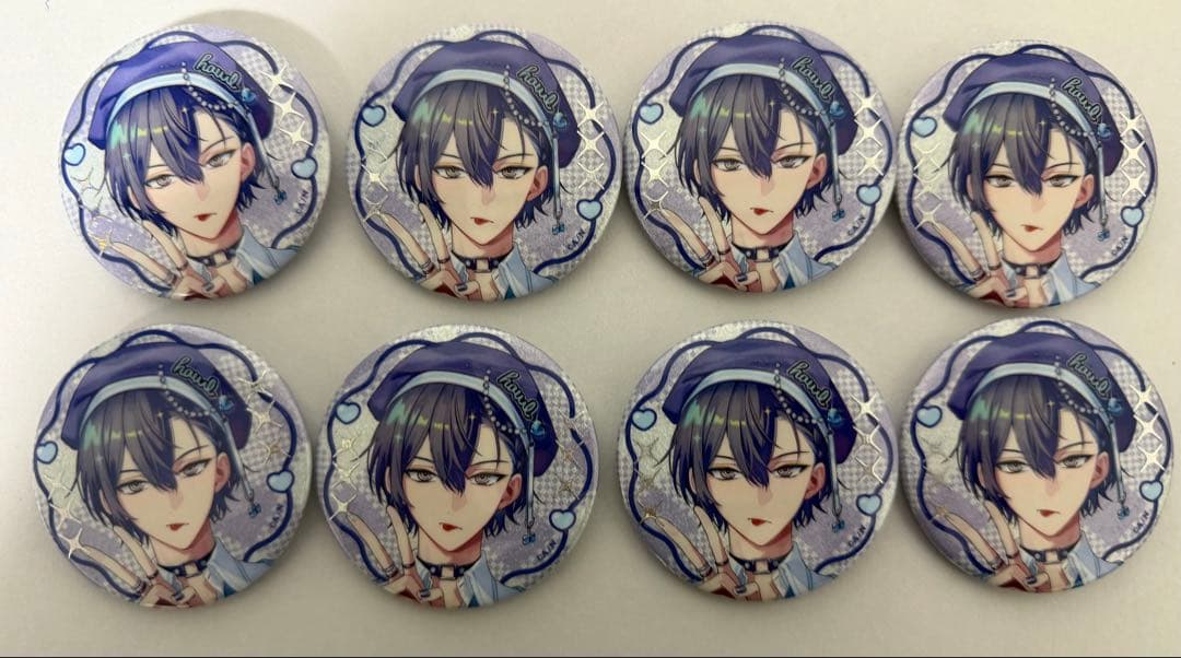 にじさんじ ぎゃうるふ 缶バッジ 小柳ロウ