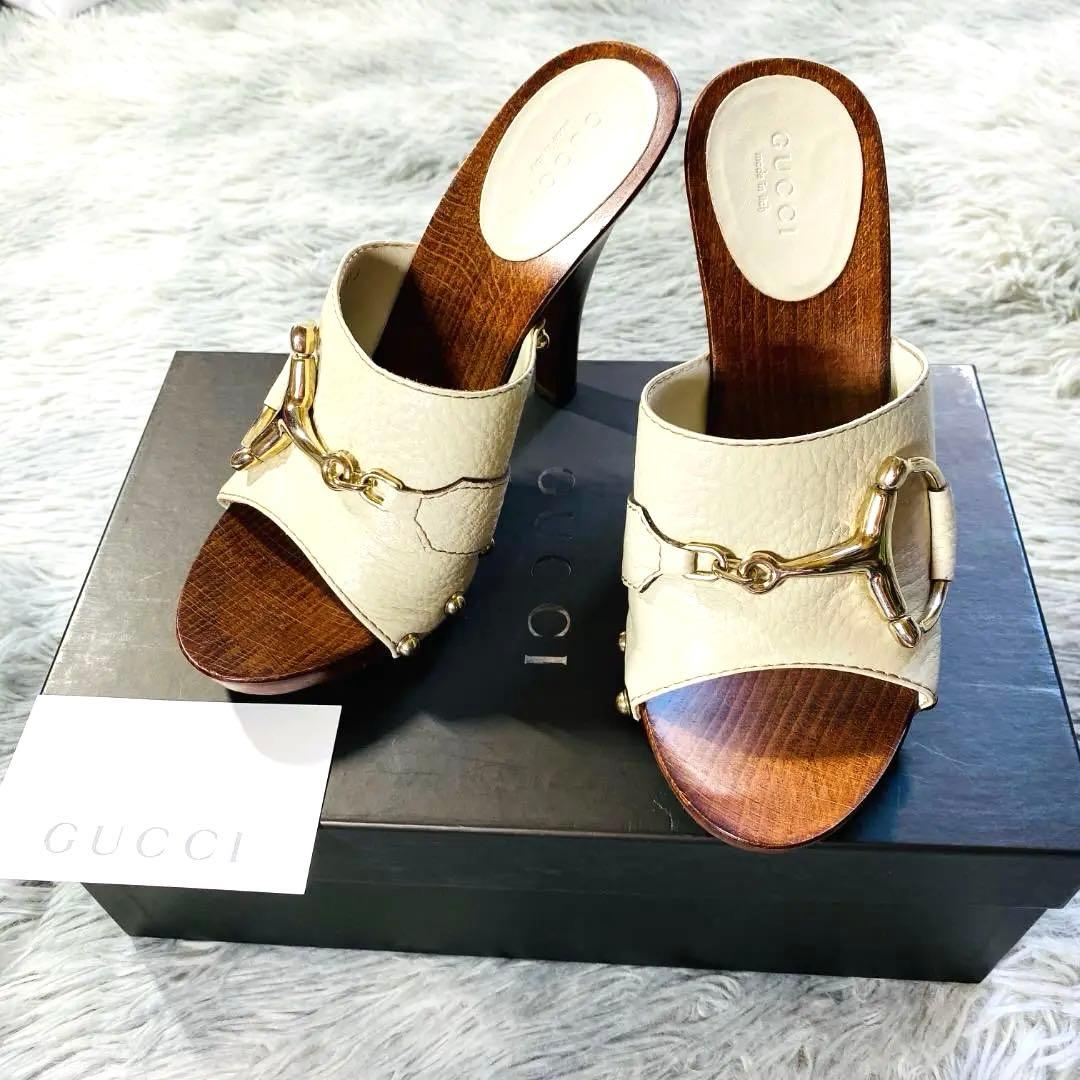 グッチ ミュール サンダル ホースビット スタッズ サイズ35