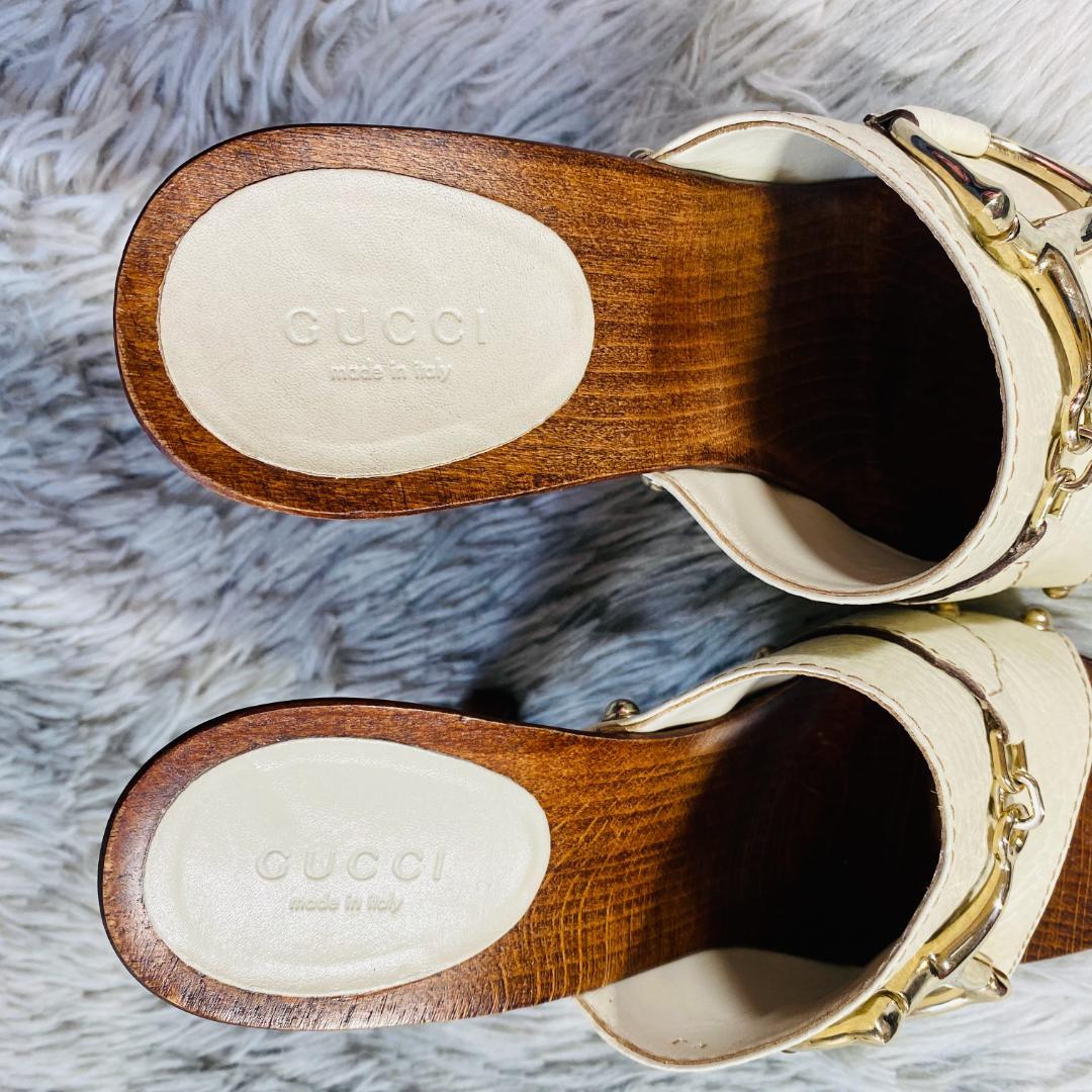 グッチ ミュール サンダル ホースビット スタッズ サイズ35