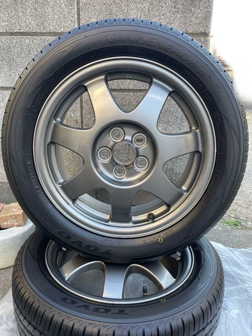 バリ溝イボライン付!TOYOTAプリウス20系純正7スポーク16×6JJ45