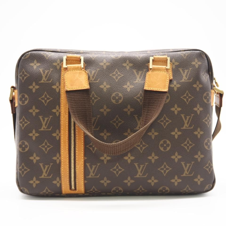 LOUIS VUITTON ビジネスバッグ モノグラム サック ボスフォール 茶