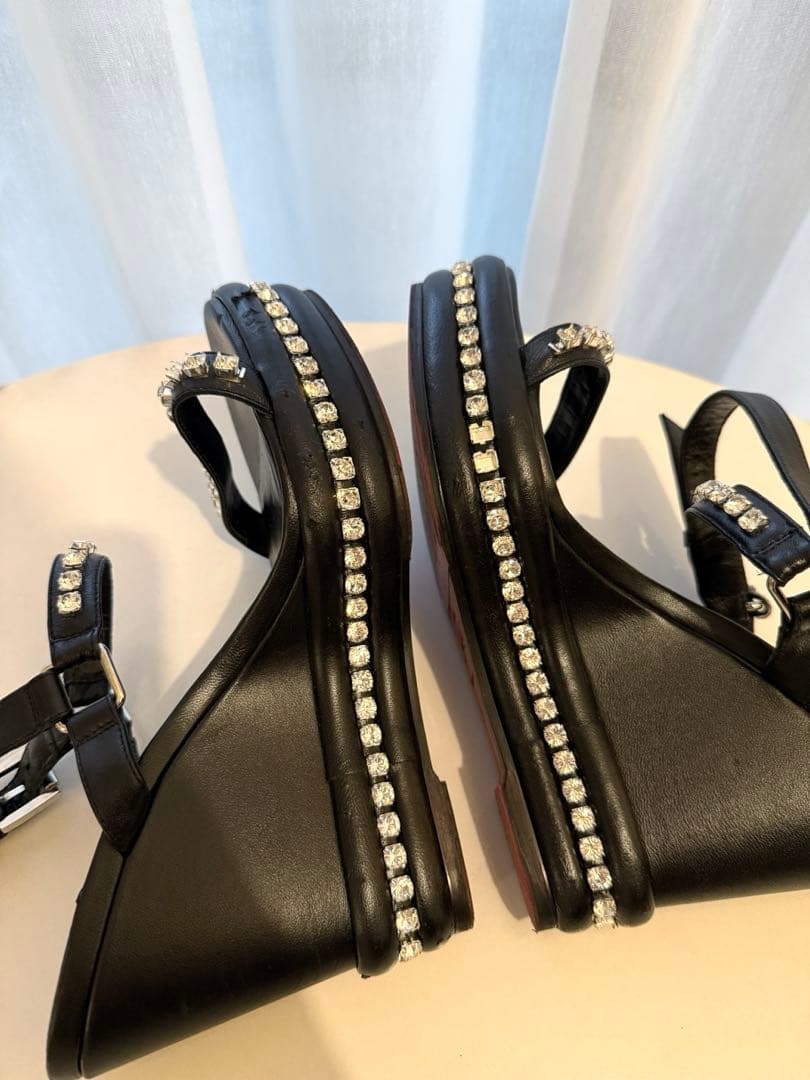 Christian Louboutin ルブタン サンダル 裏張り 38