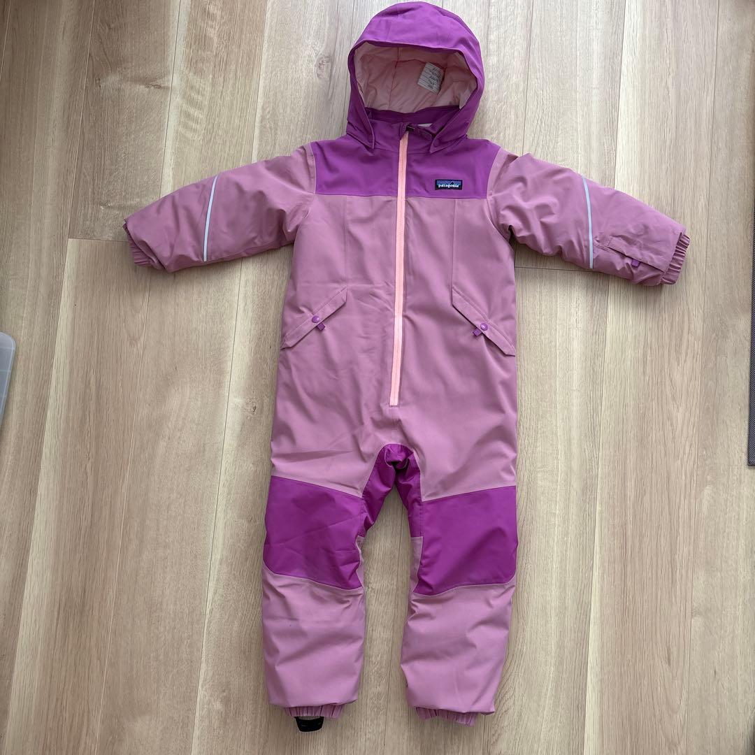 きぃ⭐︎patagonia 子ども用スキーウェア ピンク/パープル
