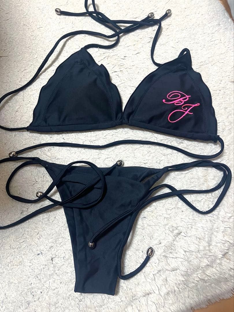ベストボディジャパン 公式ビキニ ブラック/ピンク Mサイズ