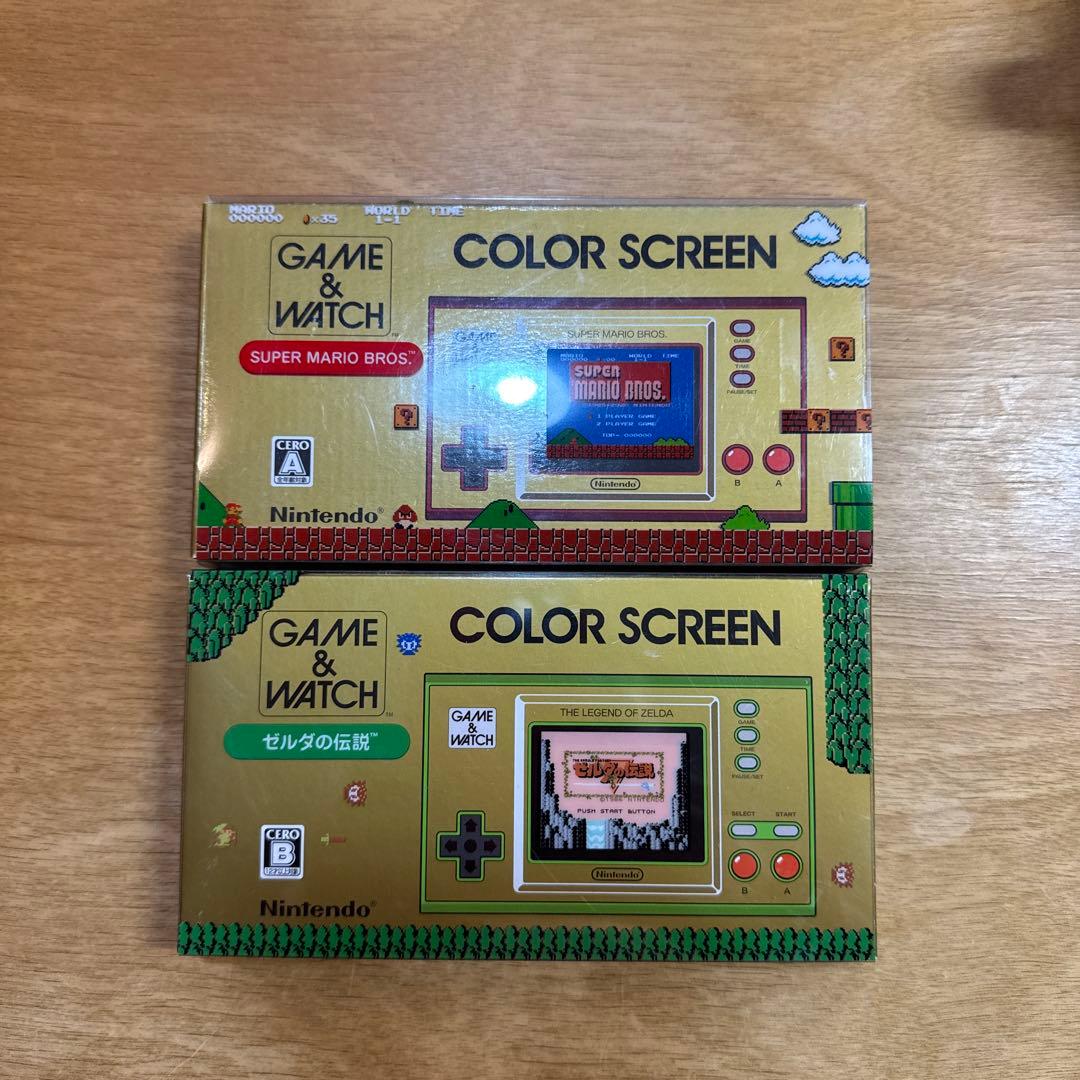 ニンテンドー ゲーム&ウォッチ　スーパーマリオ&ゼルダの伝説
