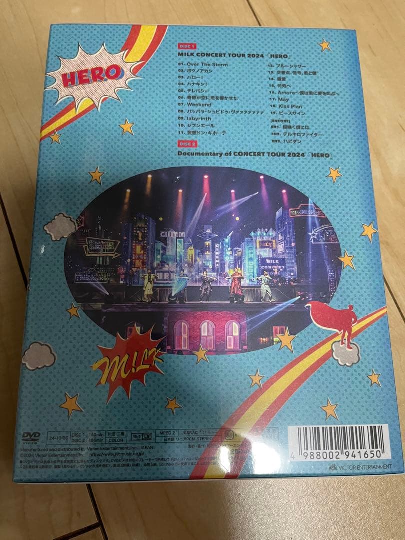 M!LK CONCERT TOUR 2024 「HERO」【初回限定盤】　DVD