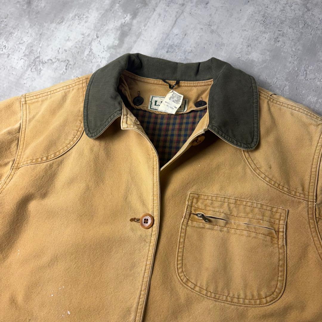 80s L.L.Bean キルティングライナー ダック地 ハンティングジャケット