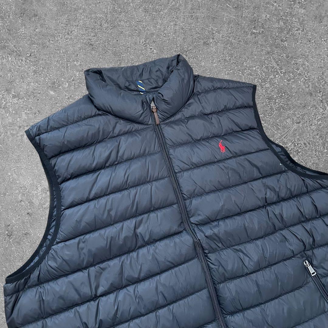 『POLO RALPH LAUREN』ラルフローレン　ダウンベスト　ポニーロゴ