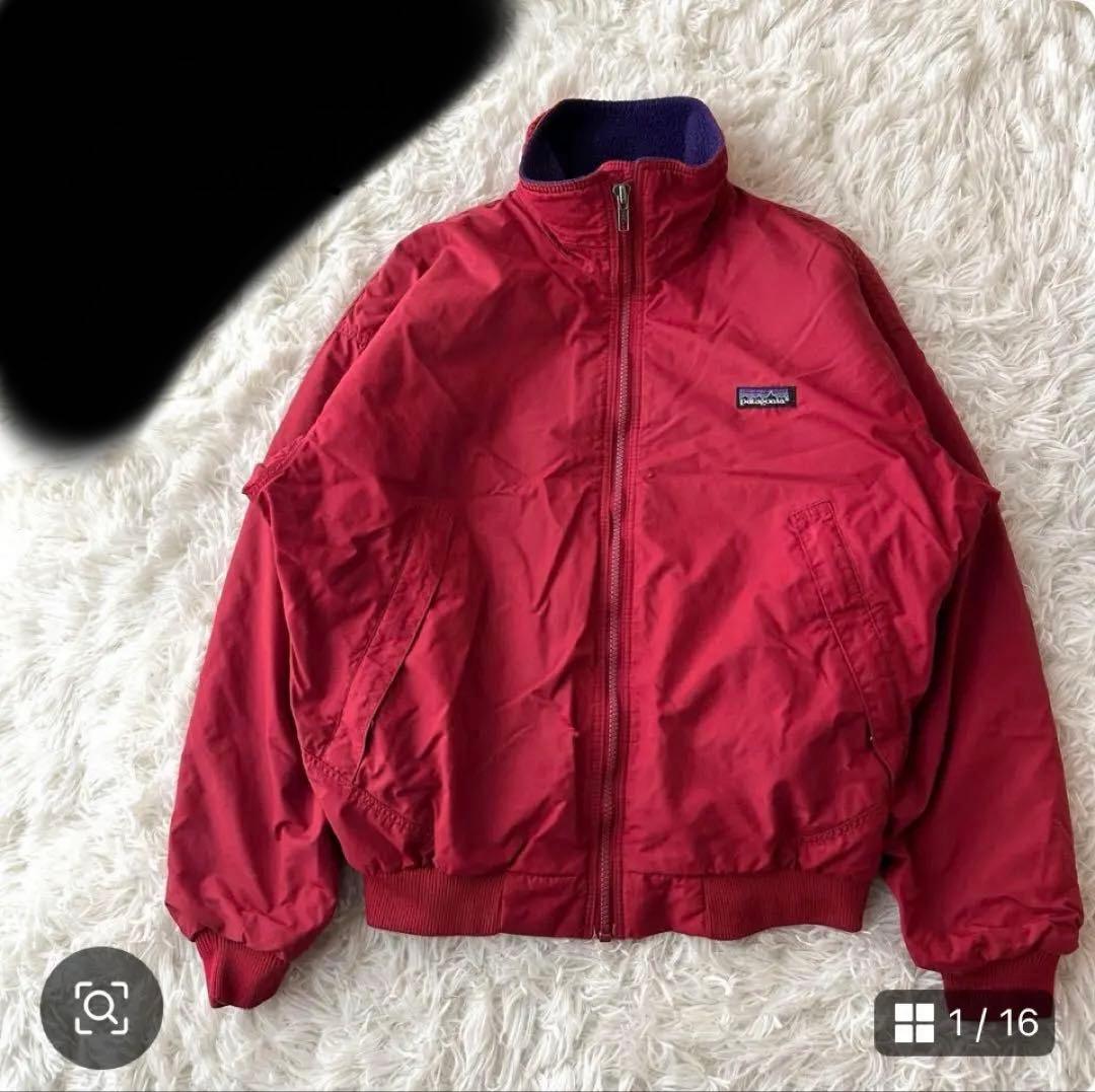 い*う様 Patagonia 赤 ナイロンジャケット USA製