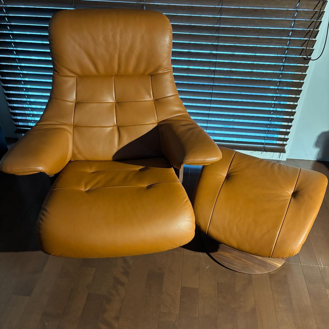 カリモク ザ・ファースト RU72モデル サイズ：S＋ チェア&オットマンSet