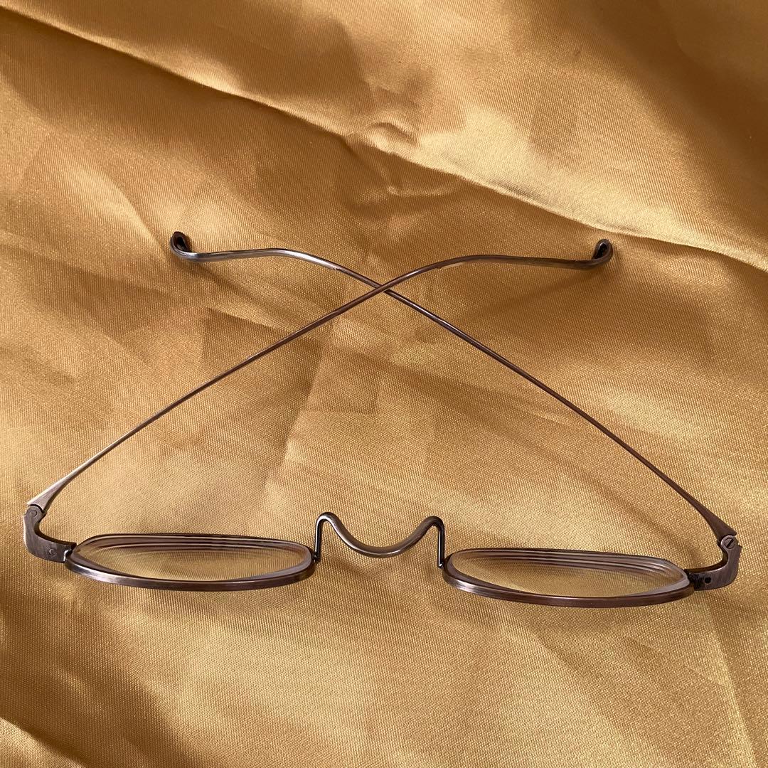 井戸多美男　アンティークゴールド　手造　金子眼鏡　一山