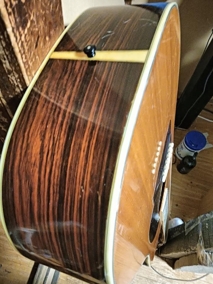 Morris アコースティックギター W30劇鳴り　愛用メンテ品　ダダリオ新弦付