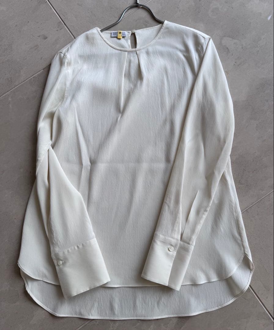 BRUNELLO CUCINELLI シルク長袖ブラウス