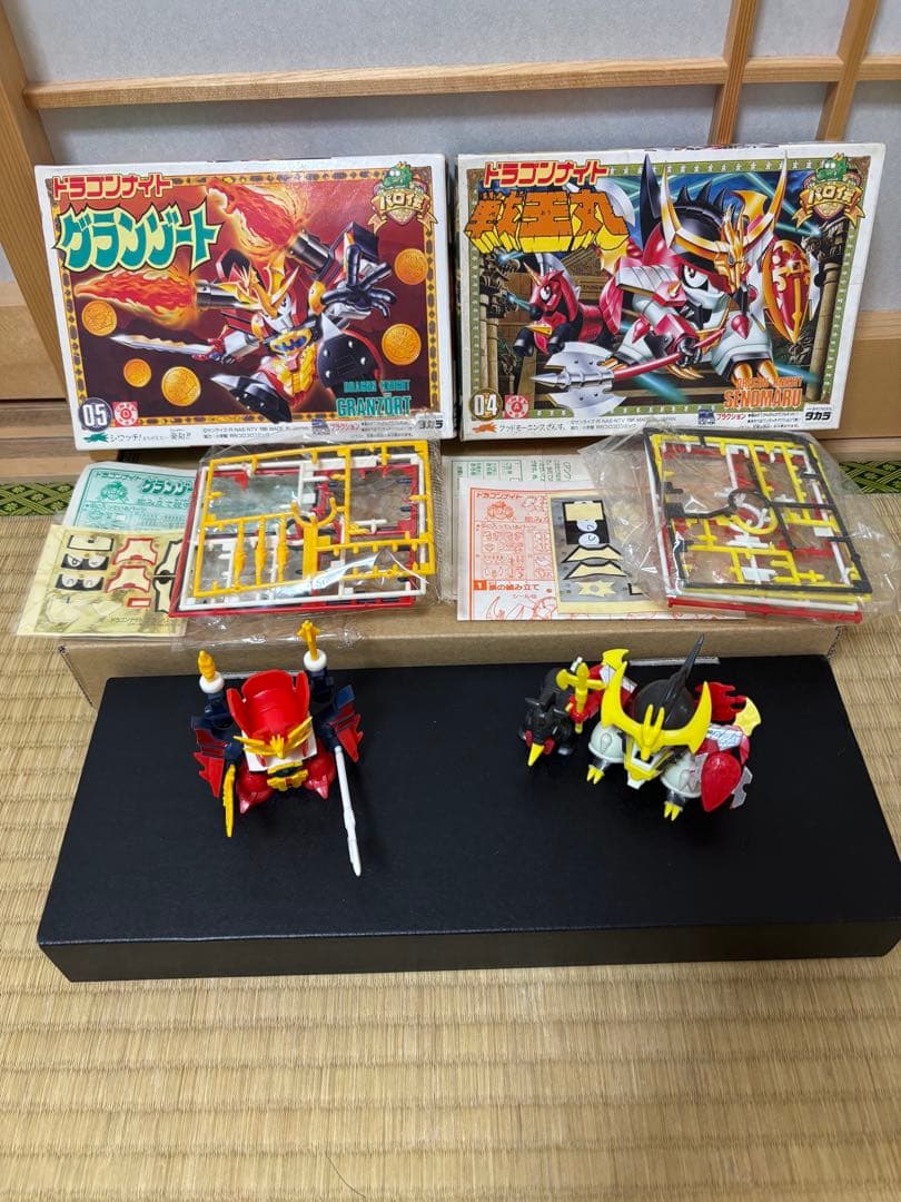 【当時物・完成品箱説付】パロ伝 ドラゴンナイト 戦王丸＆グランゾート 2体セット