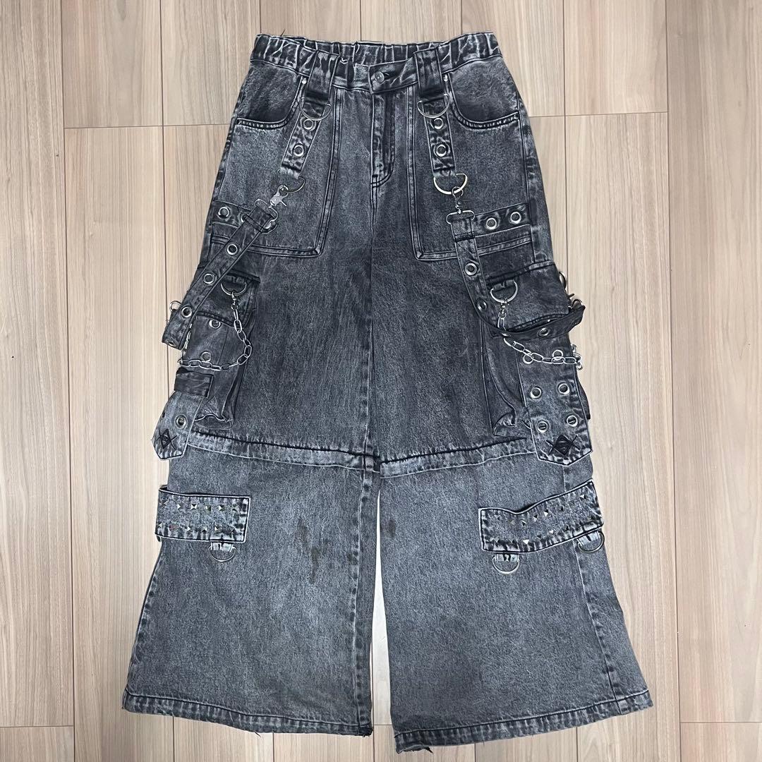 REFLEM レフレム 2way ワイドデニムカーゴパンツ