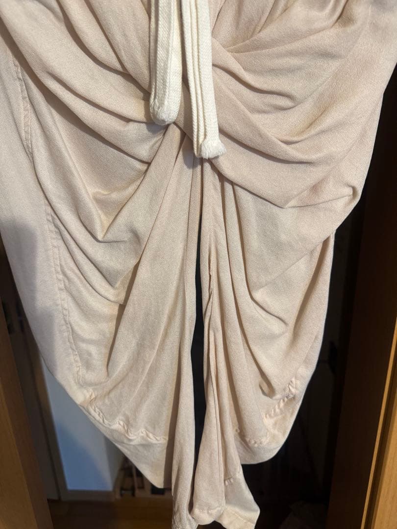 ユリウス　シャーリングドレープサルエルパンツ　オフホワイト　希少サイズ最小