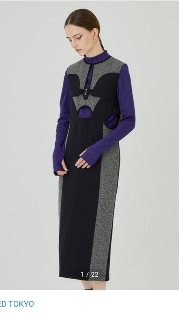 UNITED TOKYO ノースリーブロングドレス サイズ2