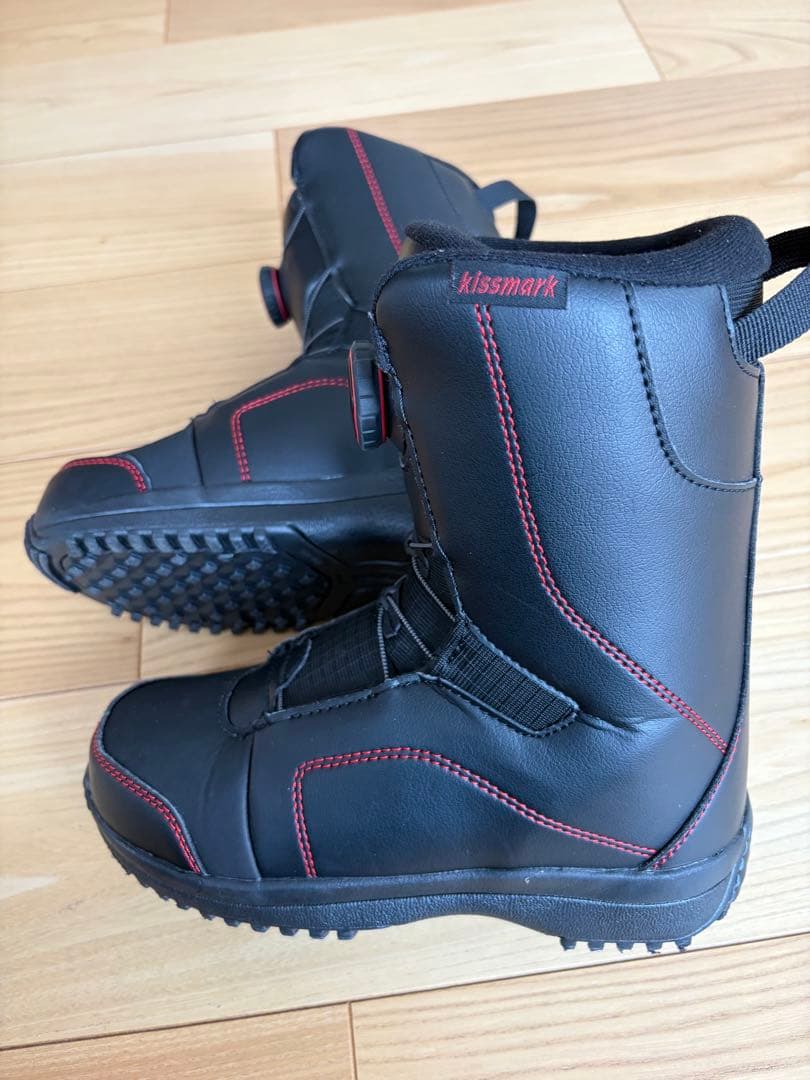 kissmark スノーボードブーツ 子ども用 ブラック