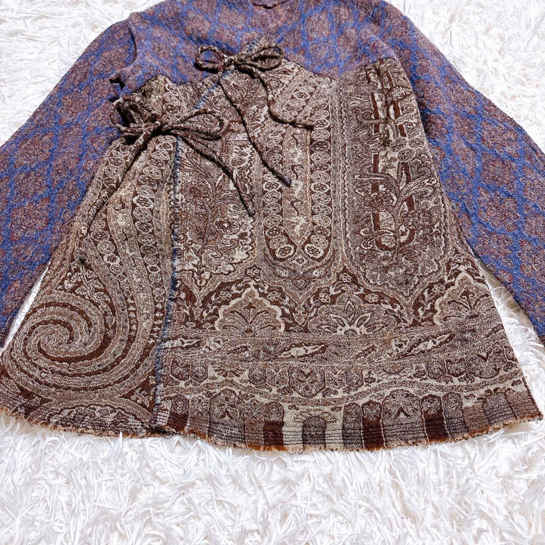 45rpm　バドウアール　縮絨ウールジャガード織りふんわりジャケット 3種の生地