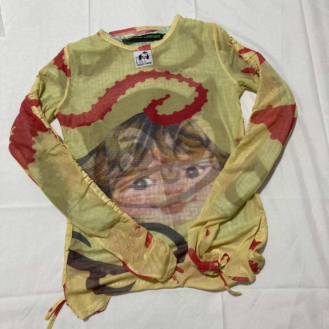 chopova lowena サロン・ルルー メッシュ長袖トップス
